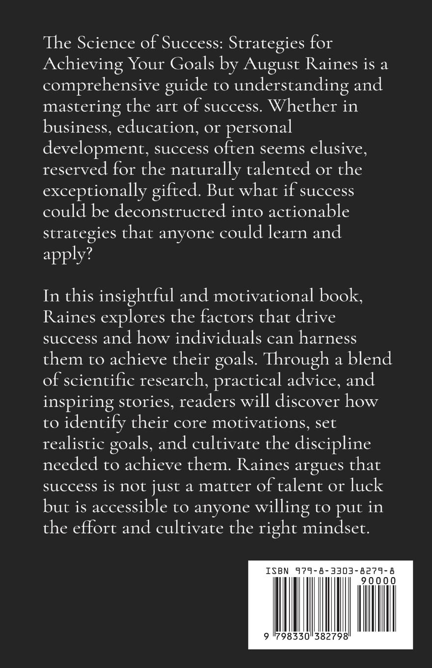 Rückseitencover The Science of Success