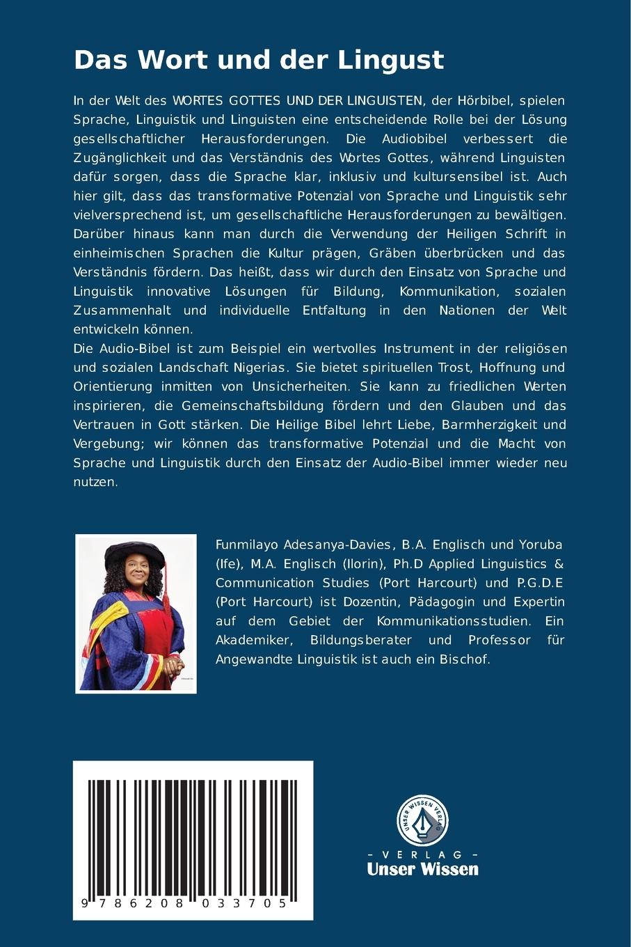 Rückseitencover Das Wort und der Lingust