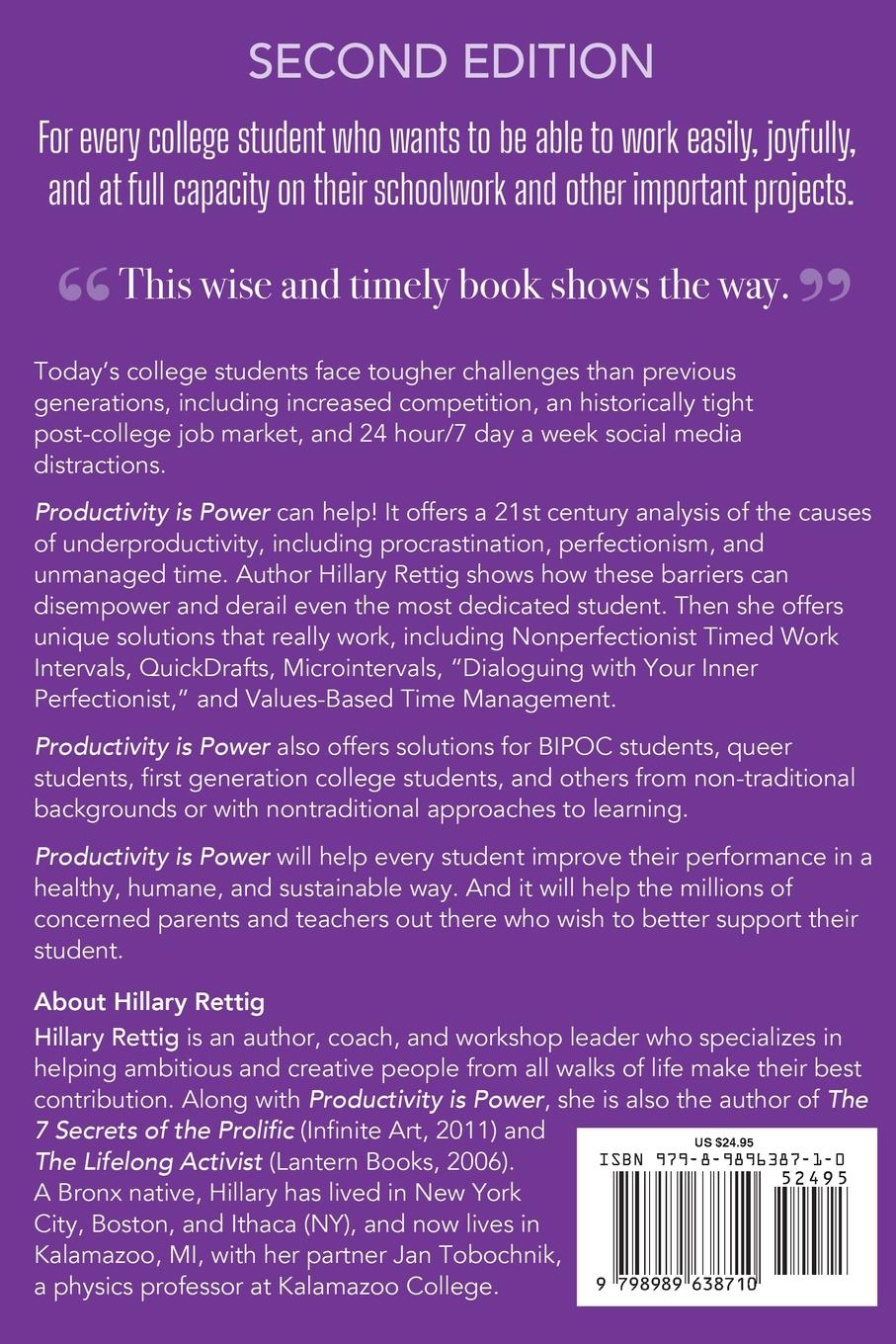 Rückseitencover Power is Productivity