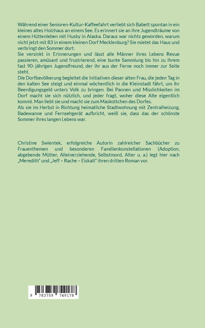 Rückseitencover Ich, Babett, 83 ...
