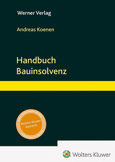 Vorderes Coverbild Handbuch Bauinsolvenz