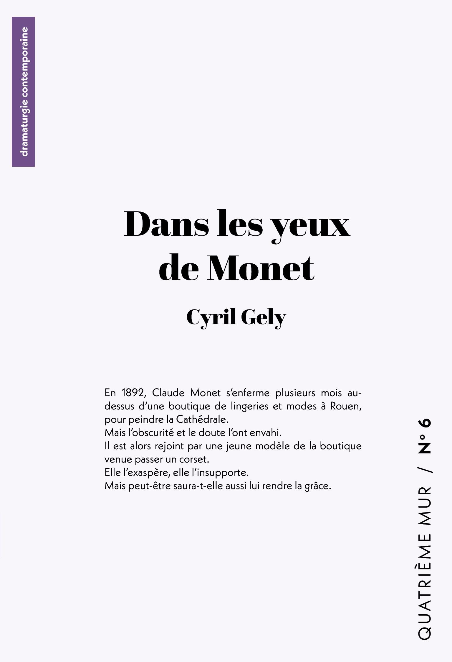 Vorderes Coverbild Dans les yeux de Monet