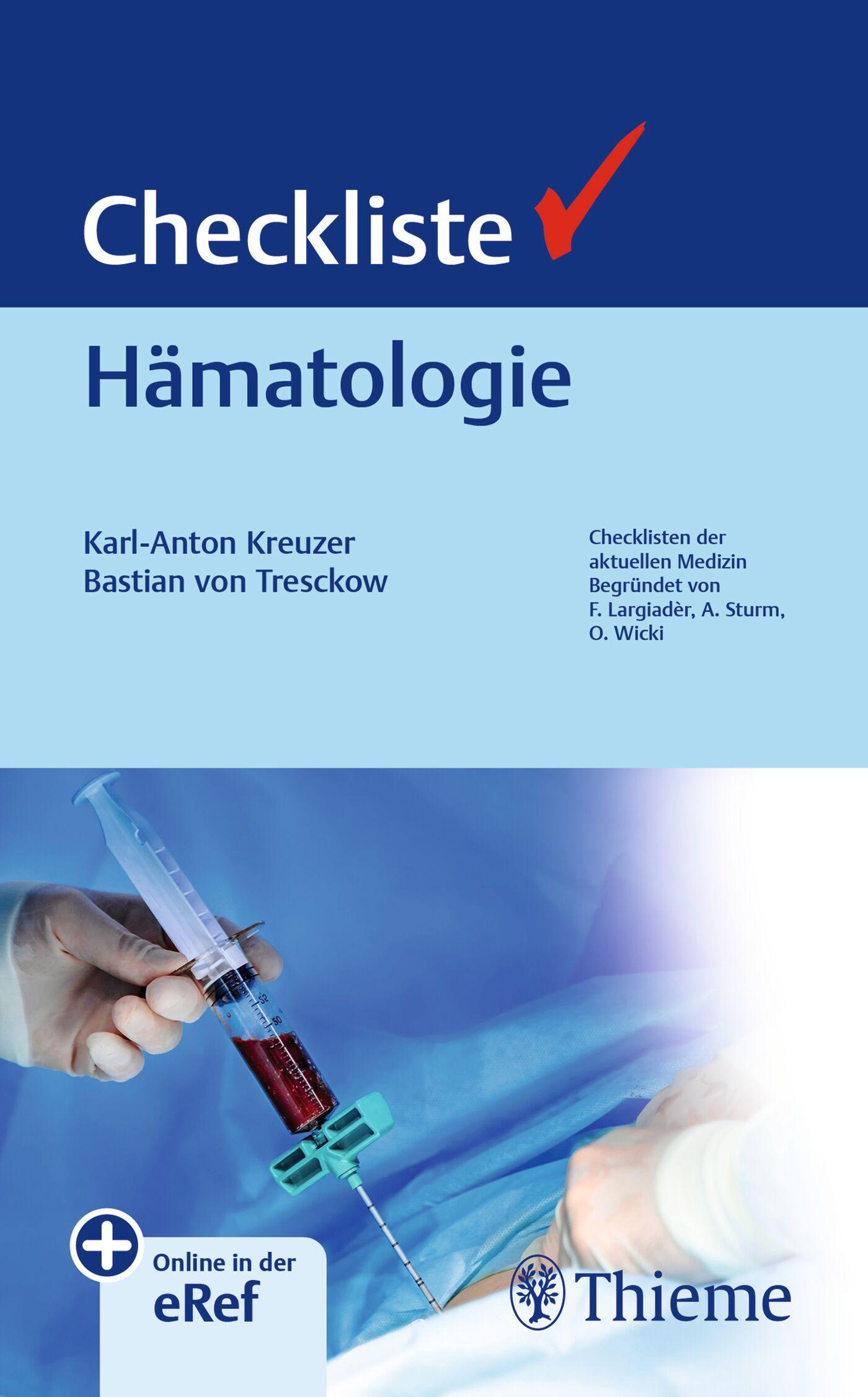 Vorderes Coverbild Checkliste Hämatologie
