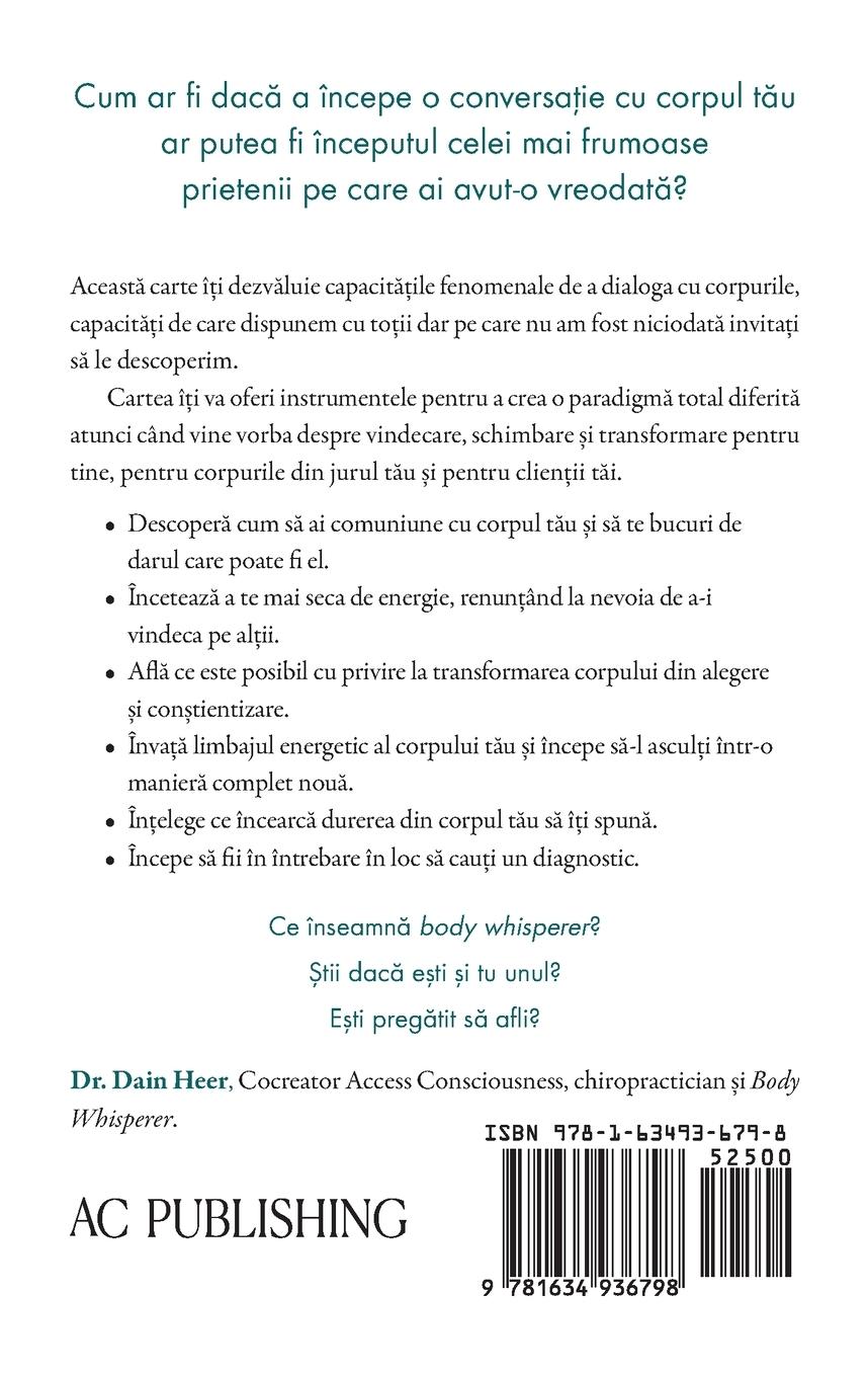 Rückseitencover Dialog subtil cu corpul (Romanian)