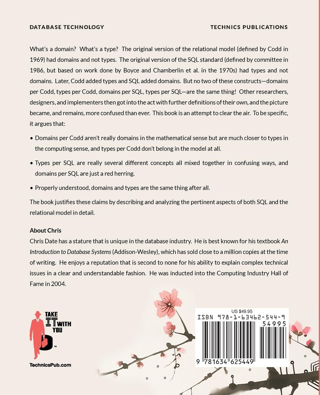 Rückseitencover Domains and Types in Relational Theory and SQL