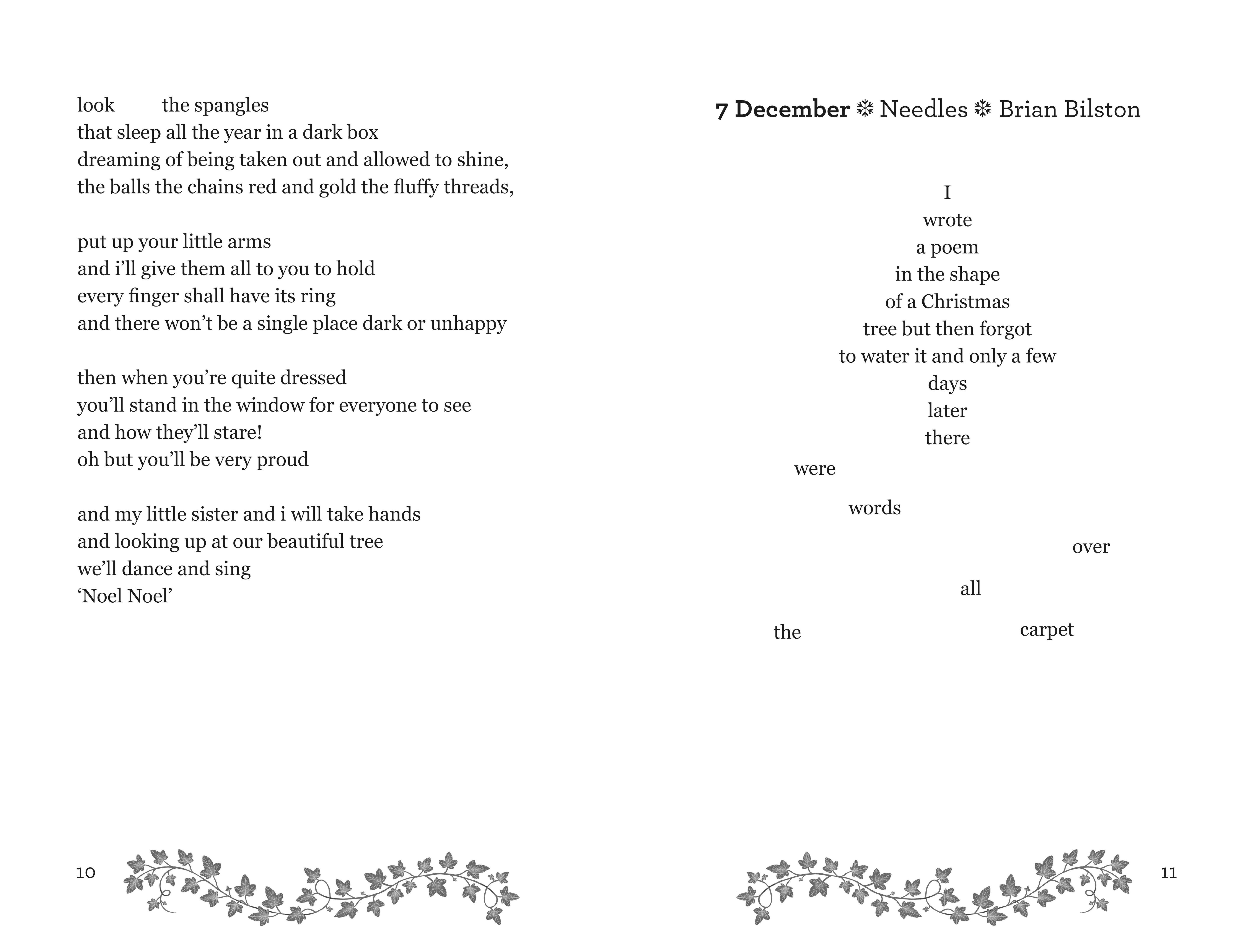 Beispielinhalt (Bild) A Poem for Every Day of Christmas