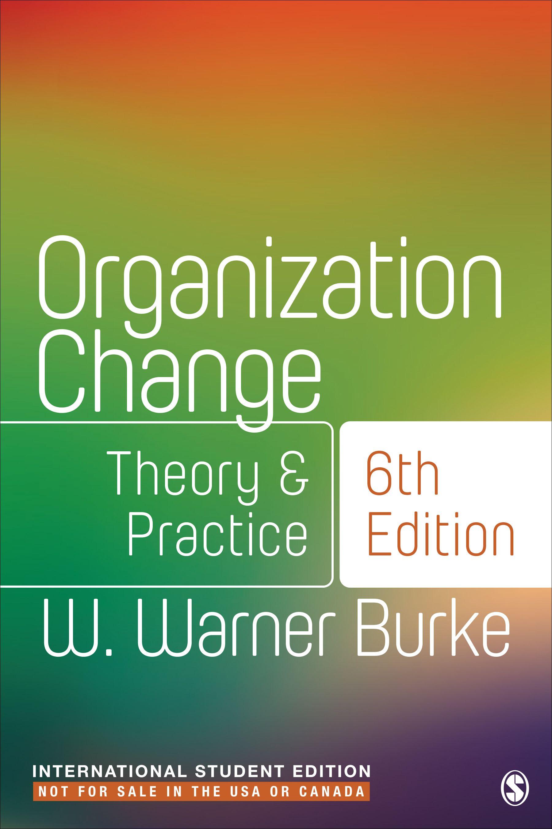 Vorderes Coverbild Organization Change - International Student Edition