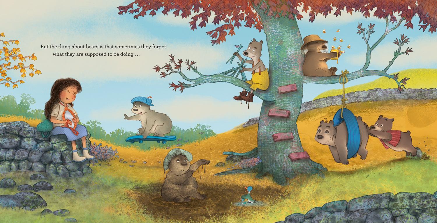 Beispielinhalt (Bild) Snow White and the Seven Bears