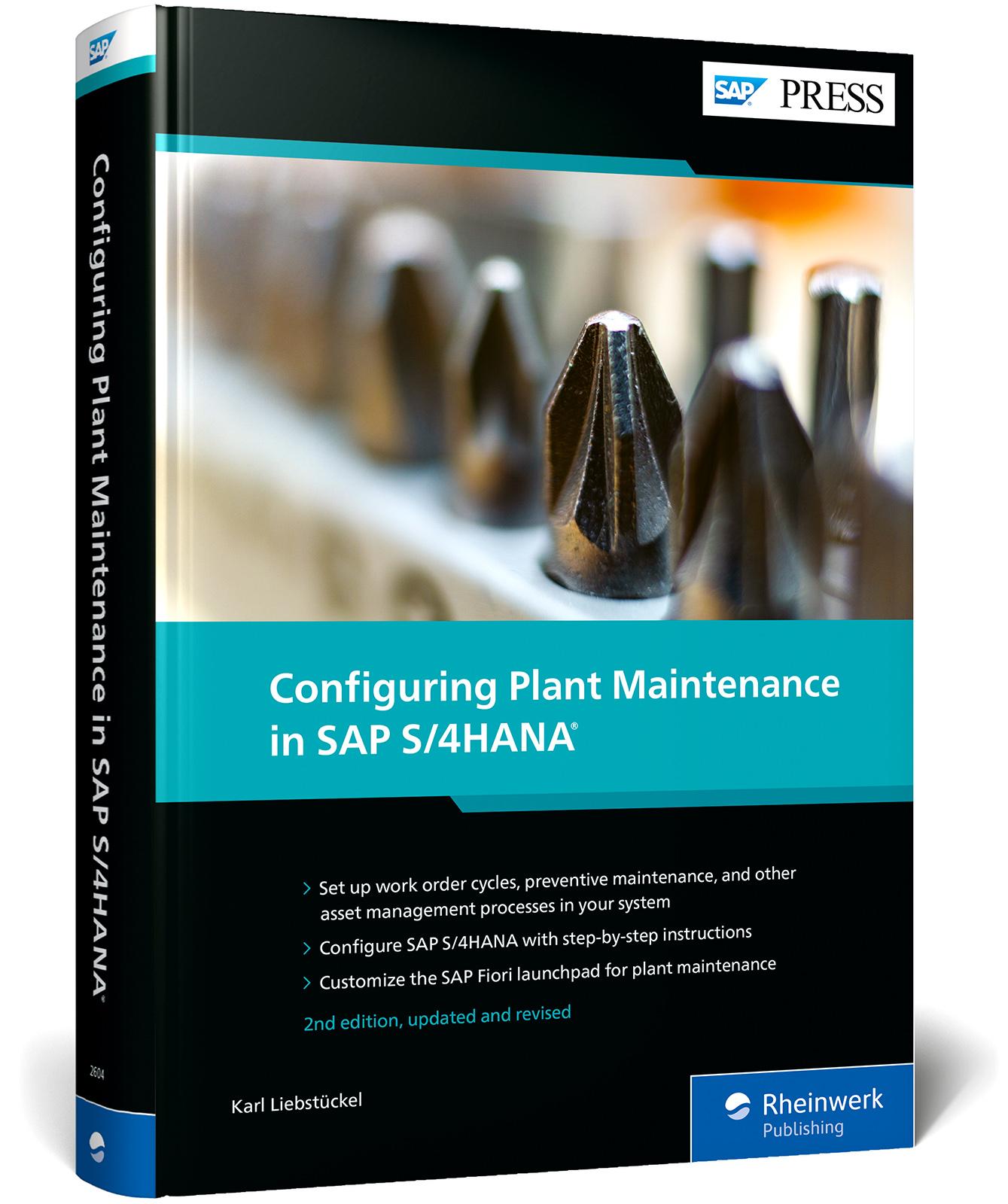 Vorderes Coverbild Configuring Plant Maintenance in SAP S/4HANA