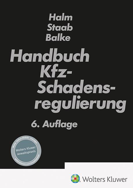 Vorderes Coverbild Handbuch Kfz-Schadensregulierung