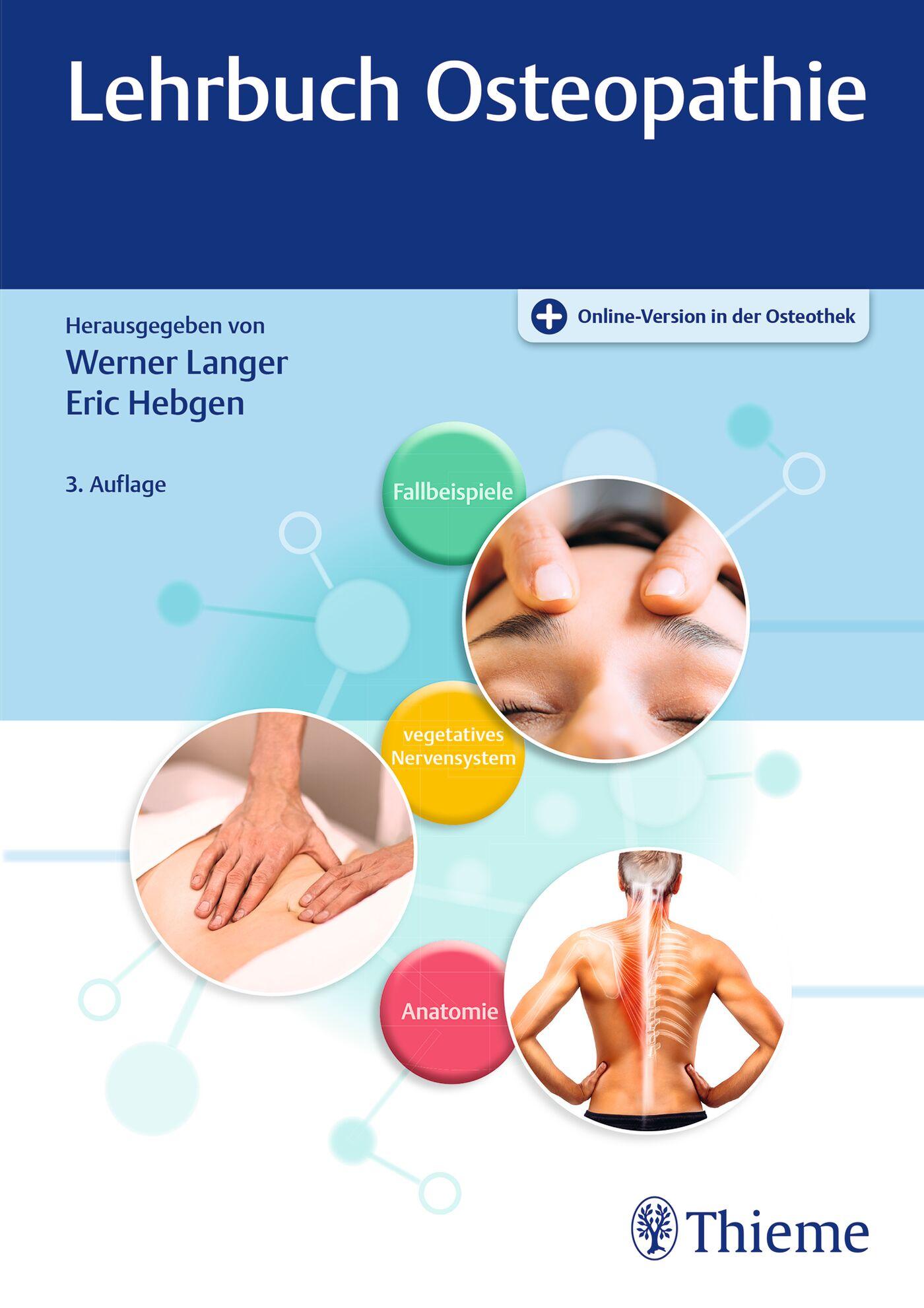Vorderes Coverbild Lehrbuch Osteopathie