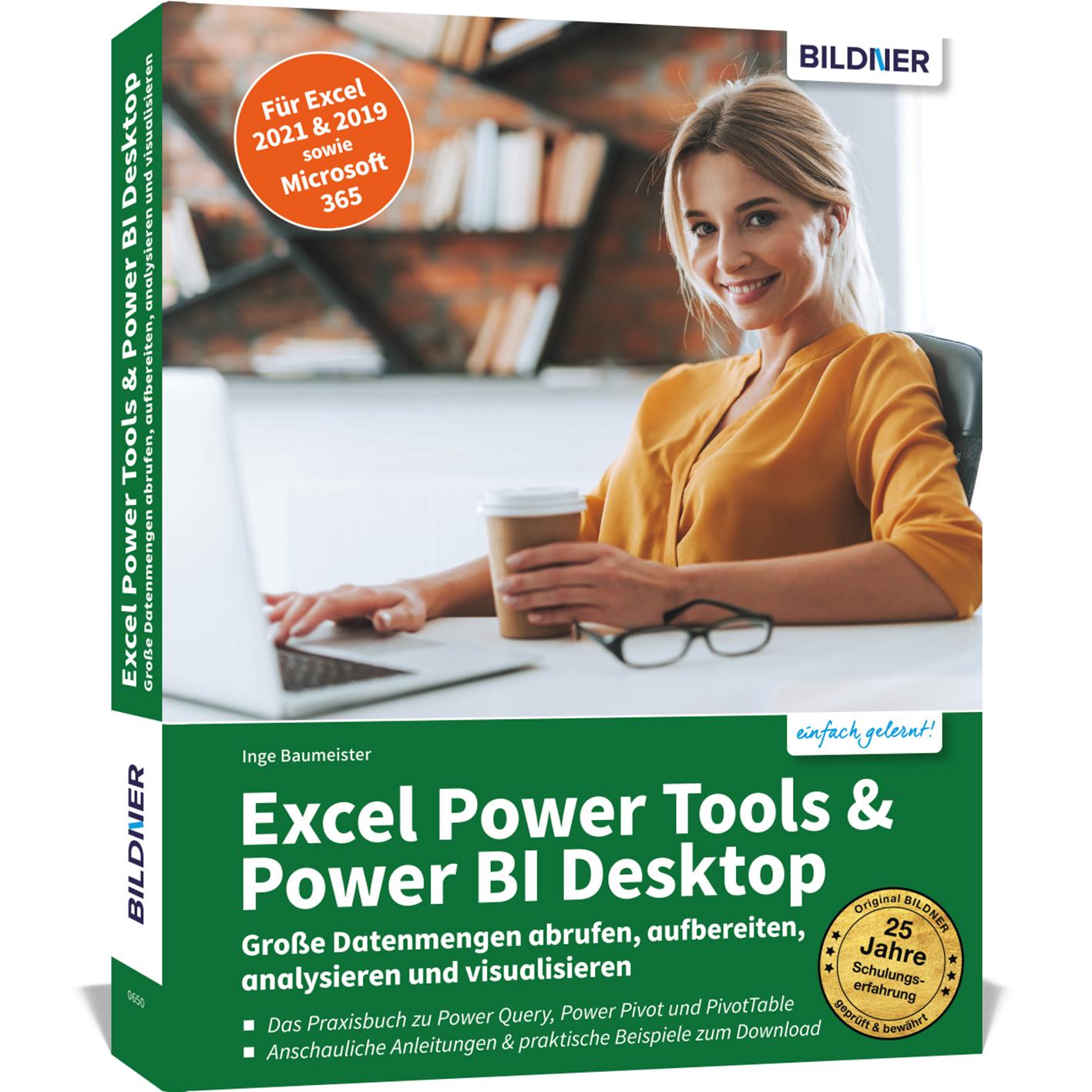 Vorderes Coverbild Excel Power Tools & Power BI Desktop