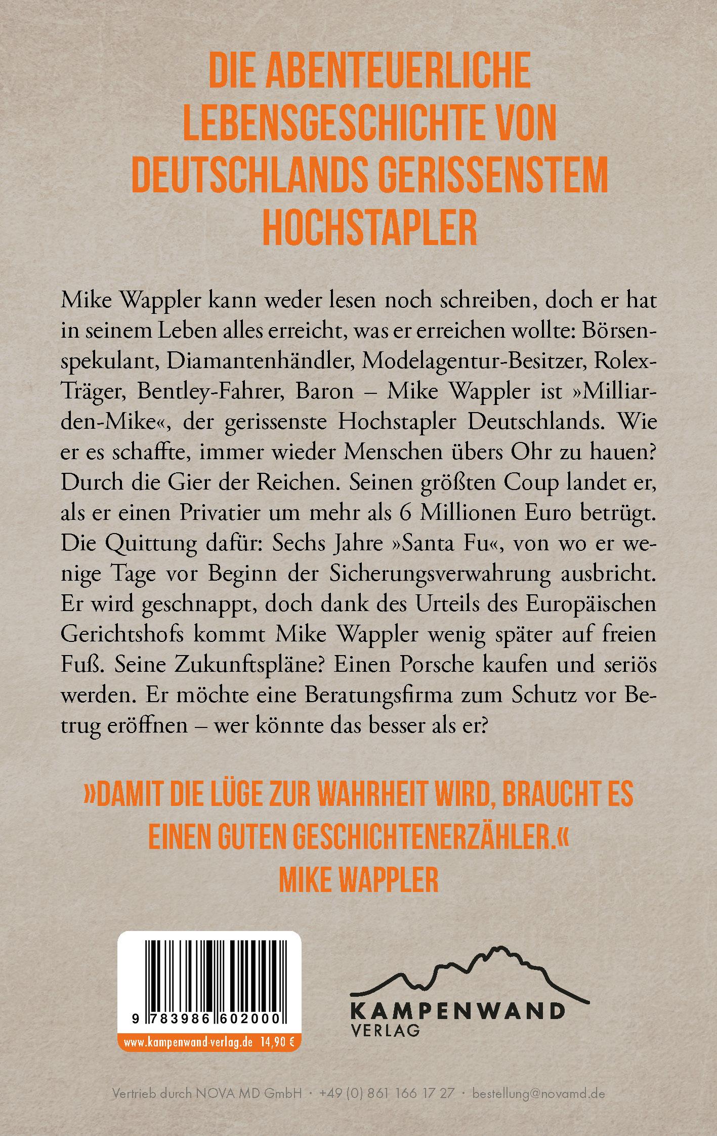 Rückseitencover Milliarden Mike