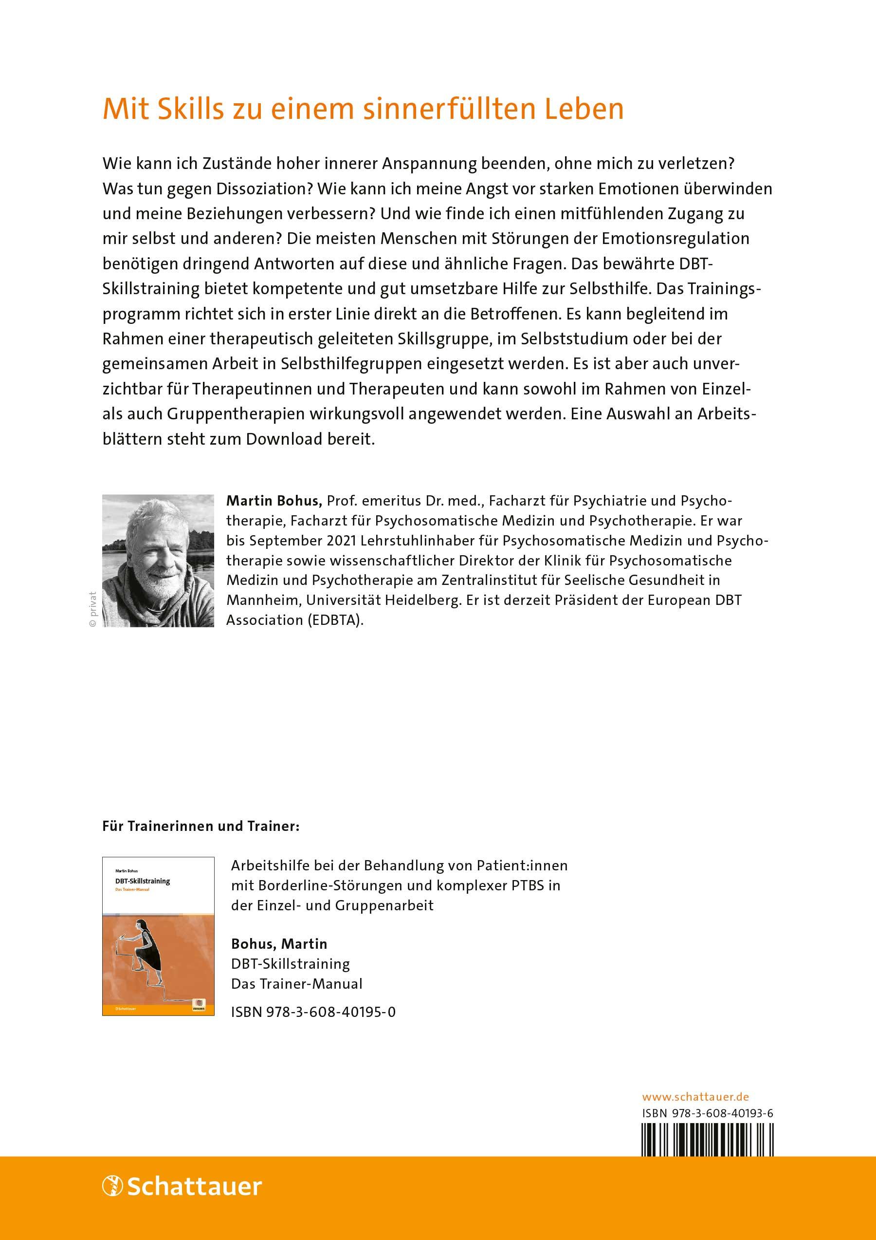 Rückseitencover DBT-Skillstraining