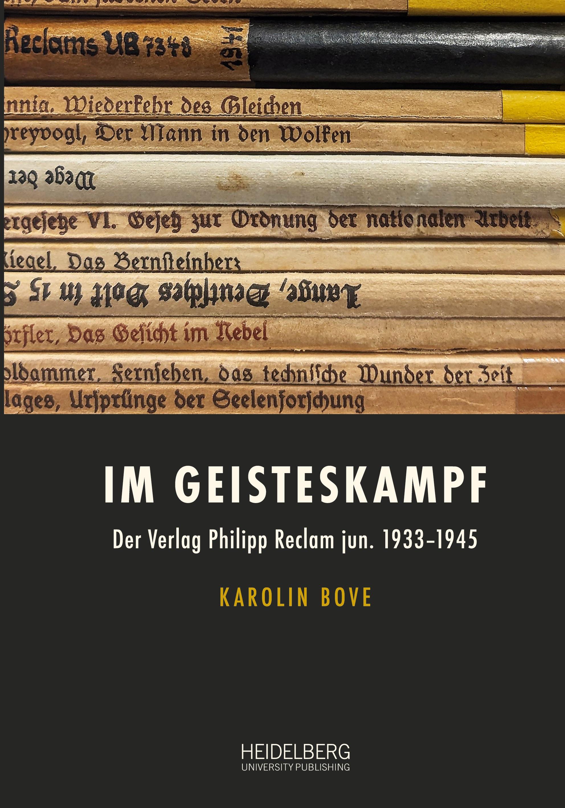 Vorderes Coverbild Im Geisteskampf