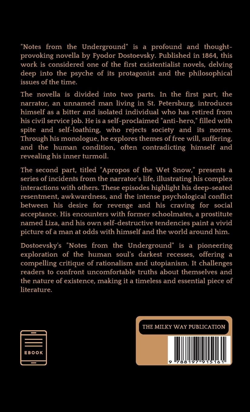 Rückseitencover Notes from the Underground-Hardback