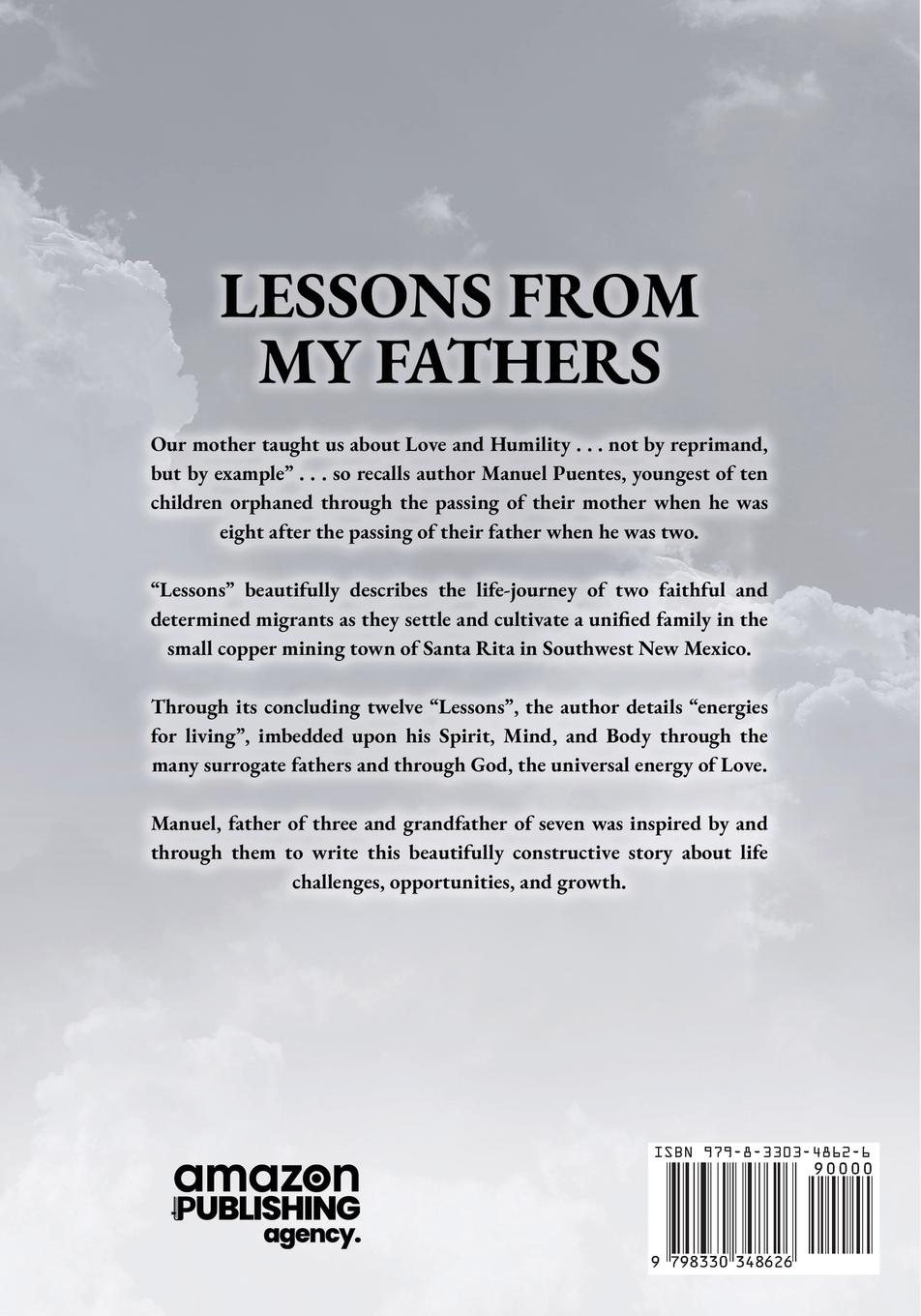 Rückseitencover LESSONS FROM MY FATHERS