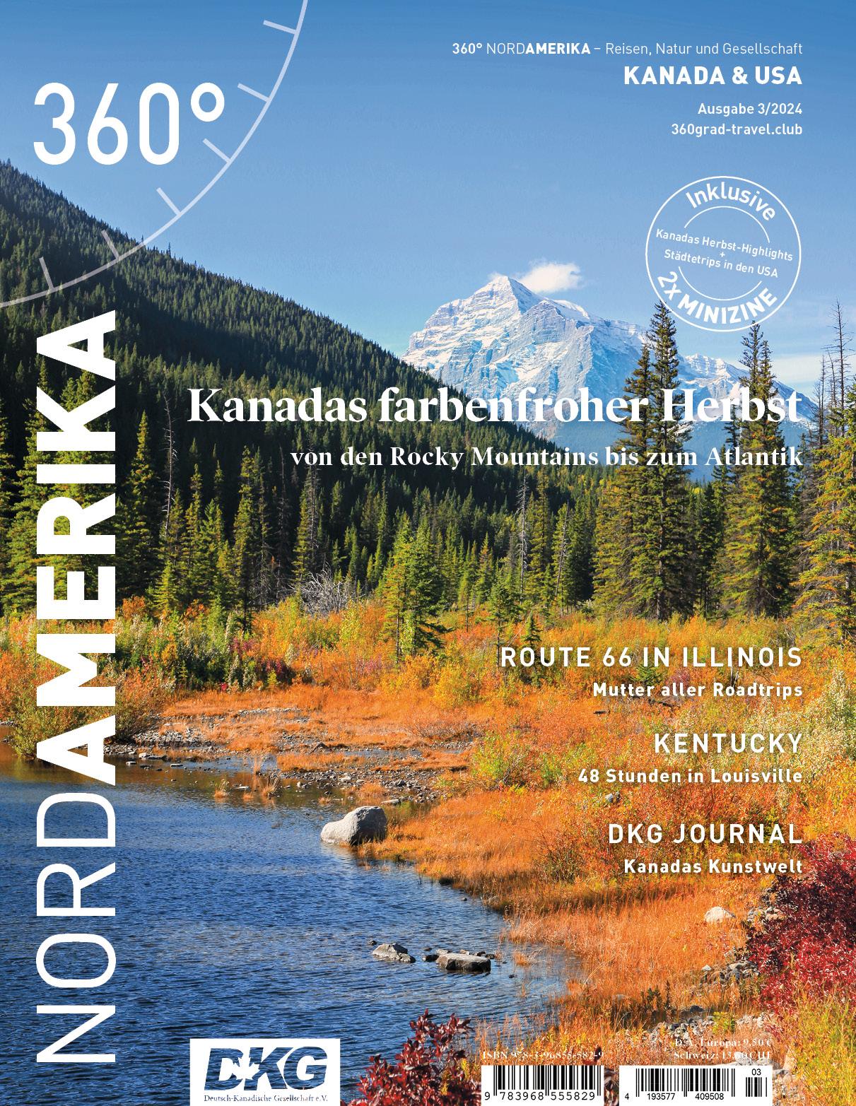 Vorderes Coverbild 360° NordAmerika - Ausgabe 3/2024