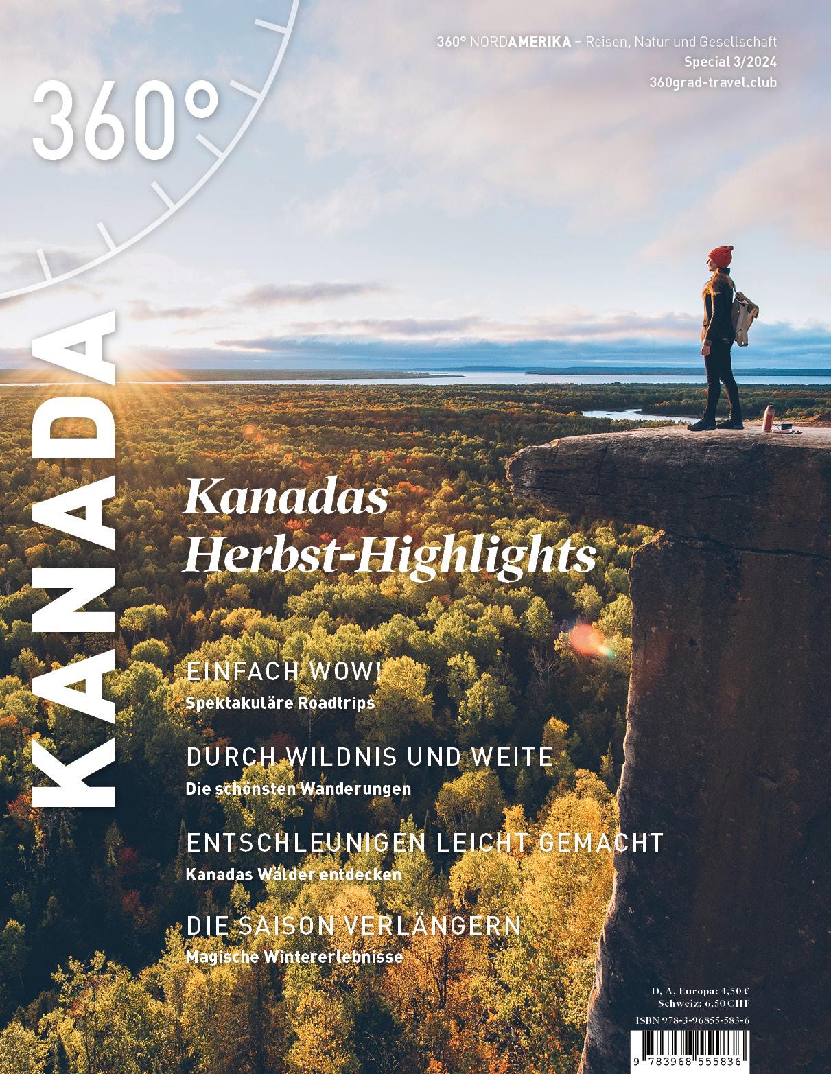 Vorderes Coverbild 360° Kanada - Special Kanadas Herbst-Highlights