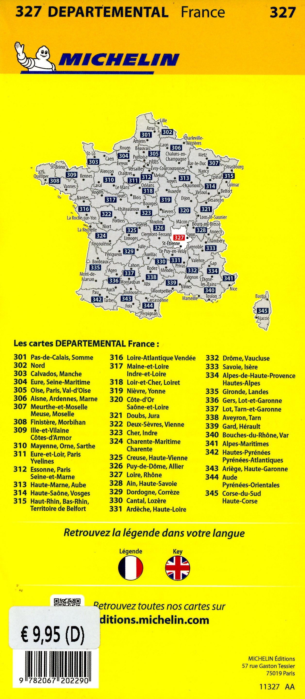 Beispielinhalt (Bild) Michelin Beaujolais/Loire Rhône