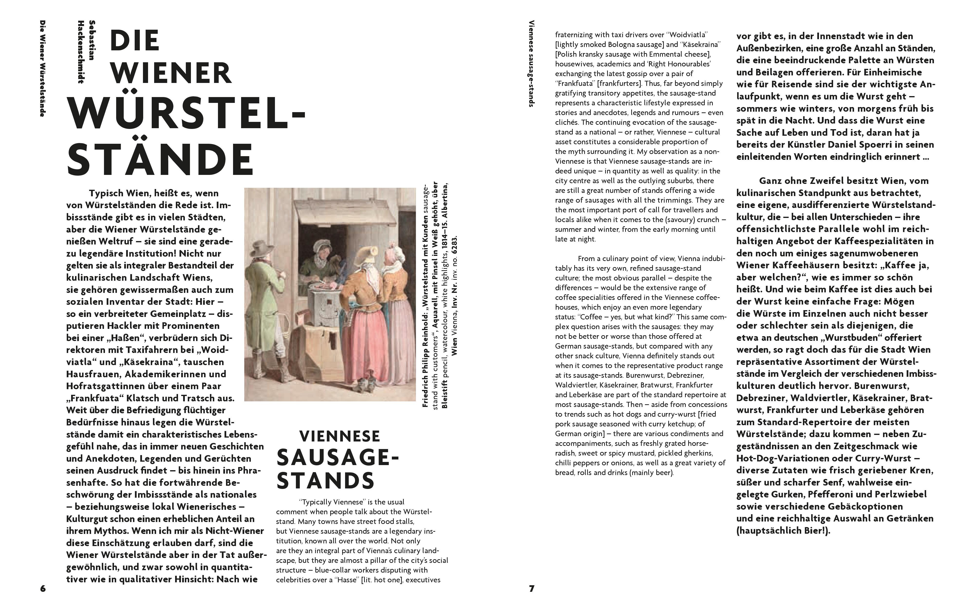 Beispielinhalt (Bild) Fünfundneunzig Wiener Würstelstände