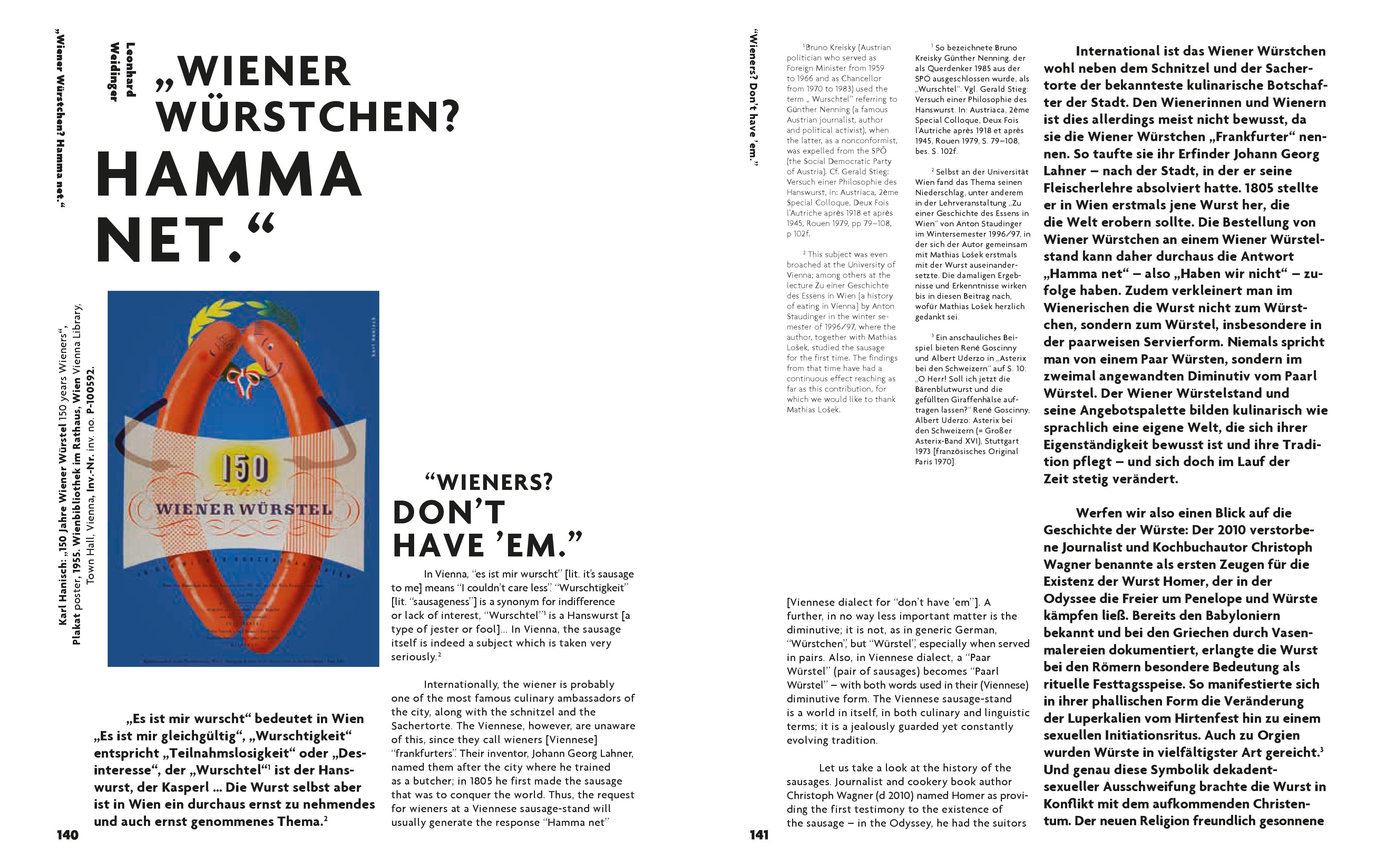 Beispielinhalt (Bild) Fünfundneunzig Wiener Würstelstände