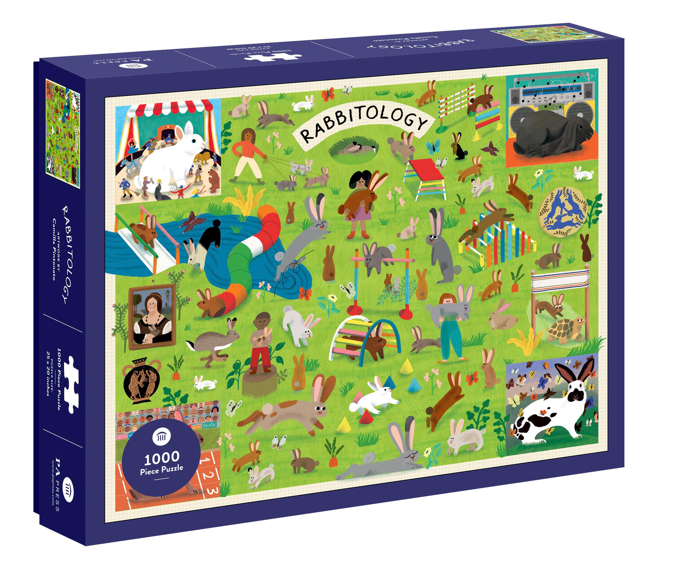 Vorderes Coverbild Rabbitology 1000 Piece Puzzle