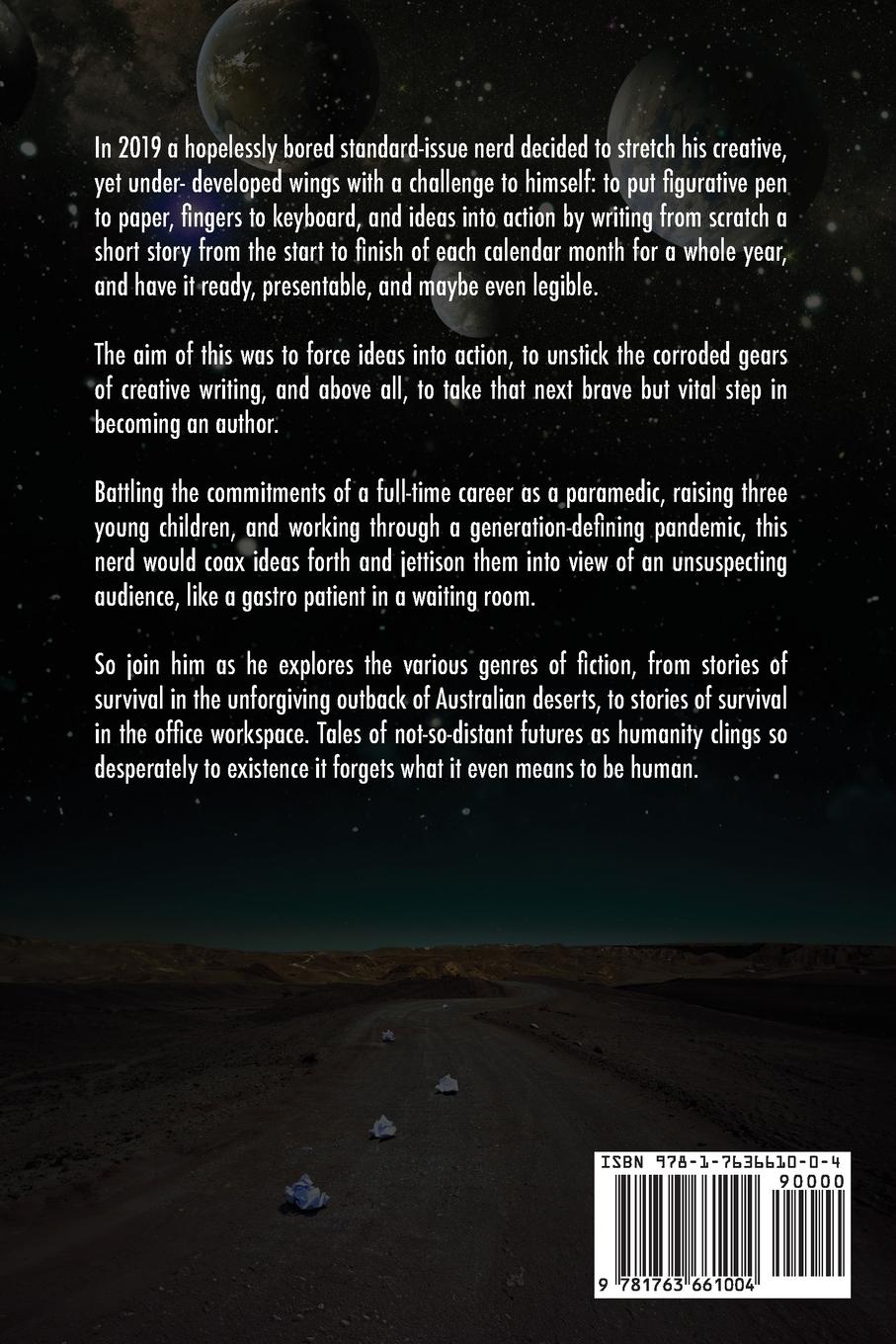 Rückseitencover Twelve Short Stories in Twelve Months