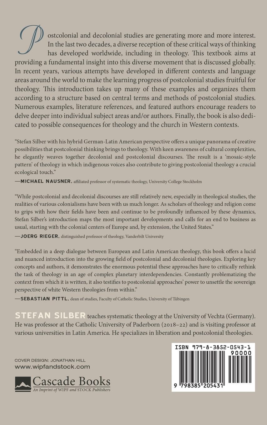 Rückseitencover Postcolonial Theologies