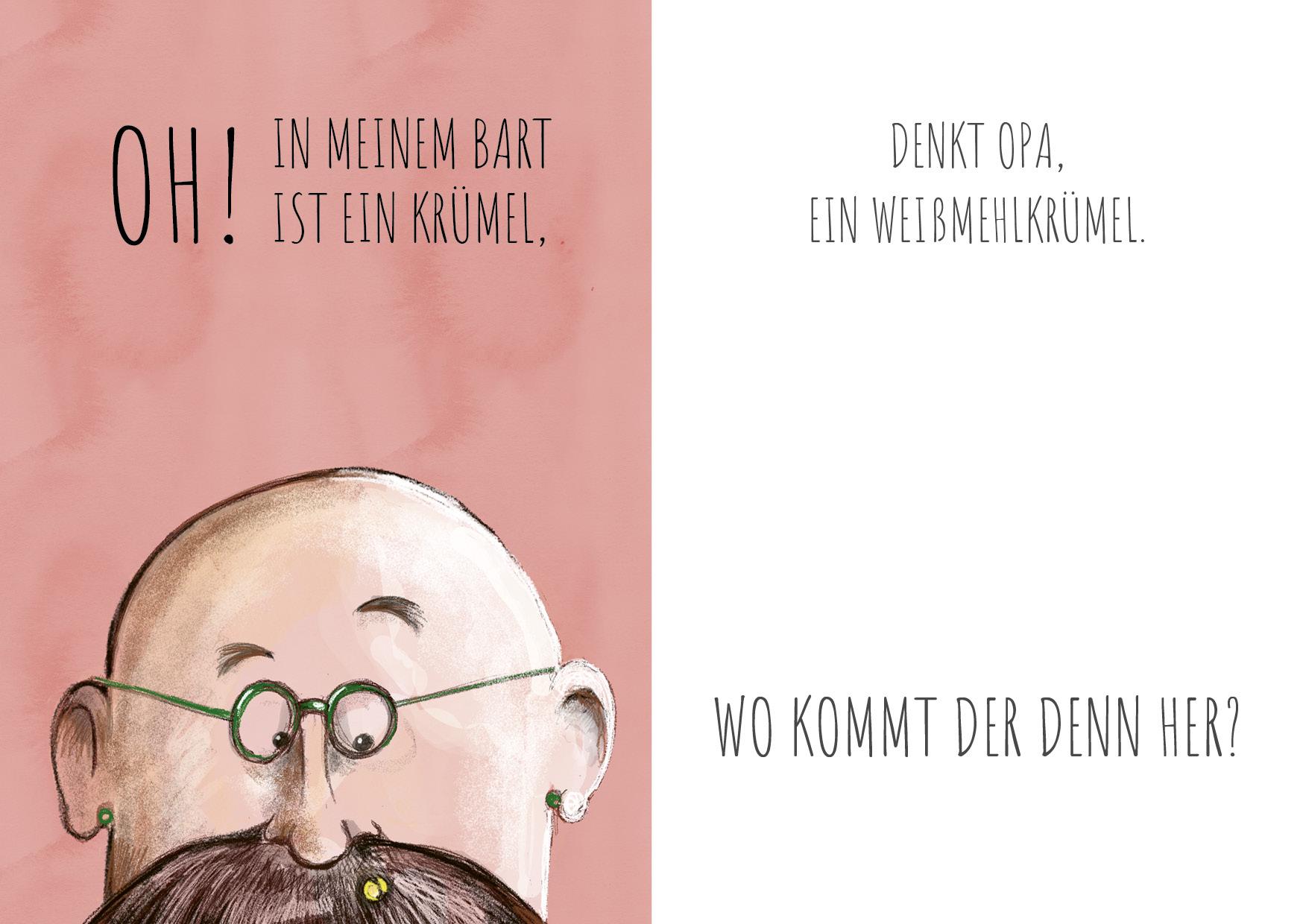 Beispielinhalt (Bild) Opas Bart