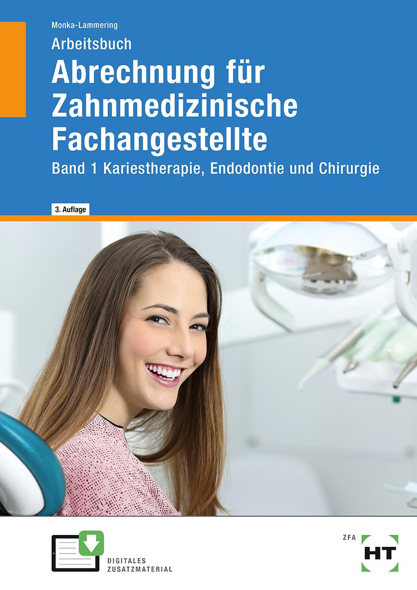 Vorderes Coverbild Arbeitsbuch Abrechnung für Zahnmedizinische Fachangestellte Band 1