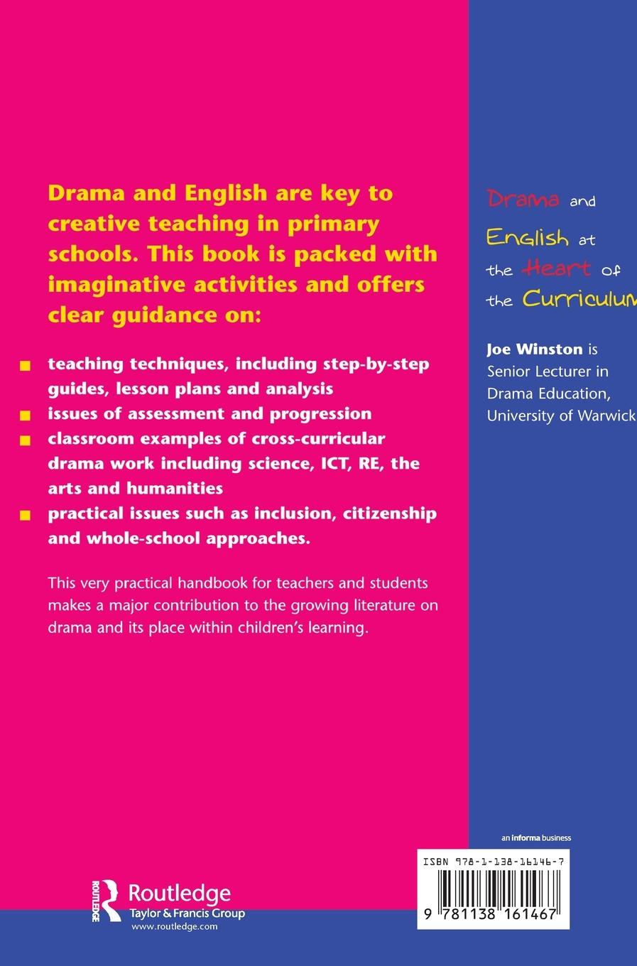 Rückseitencover Drama and English at the Heart of the Curriculum