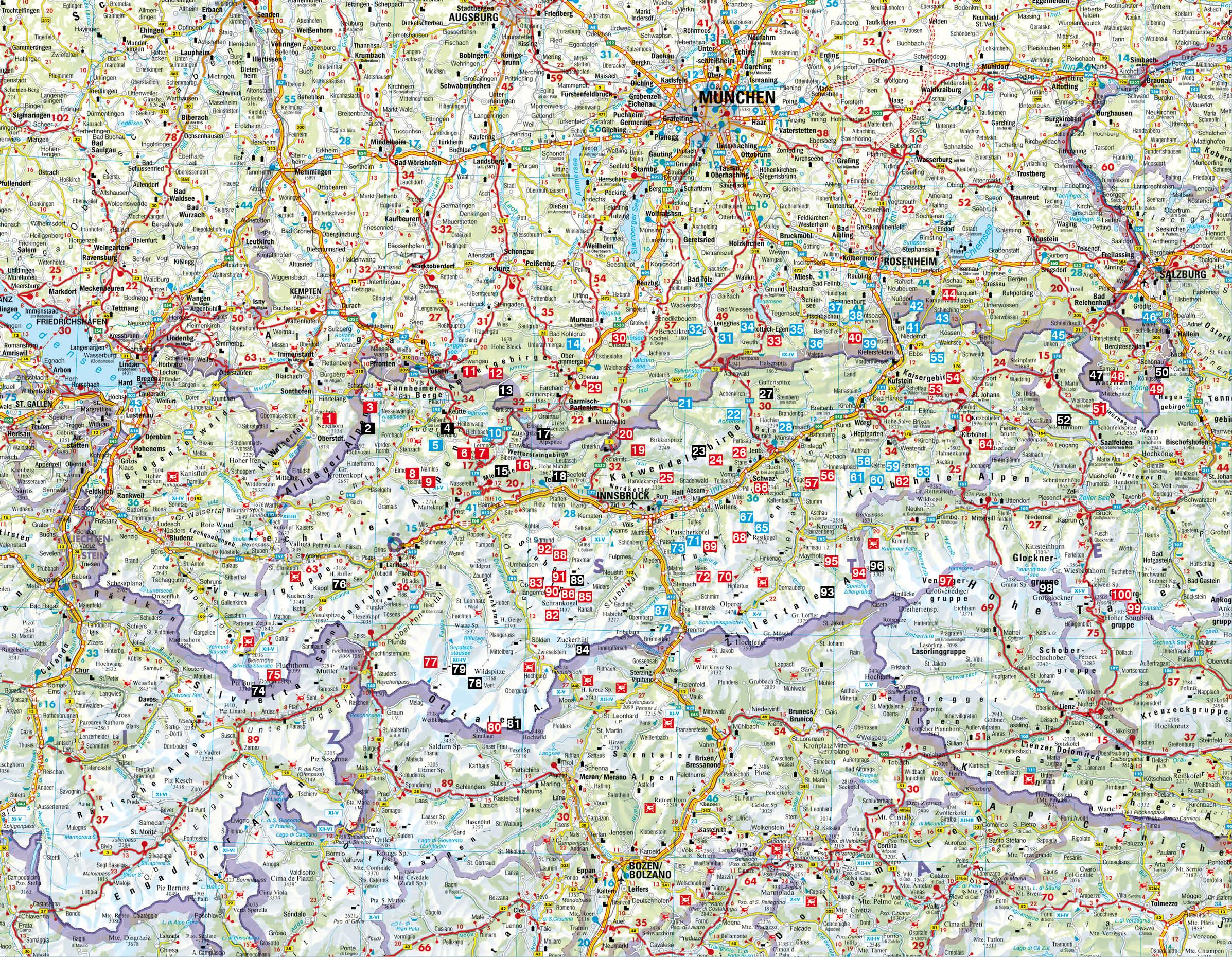 Beispielinhalt (Bild) Münchner Skitourenberge