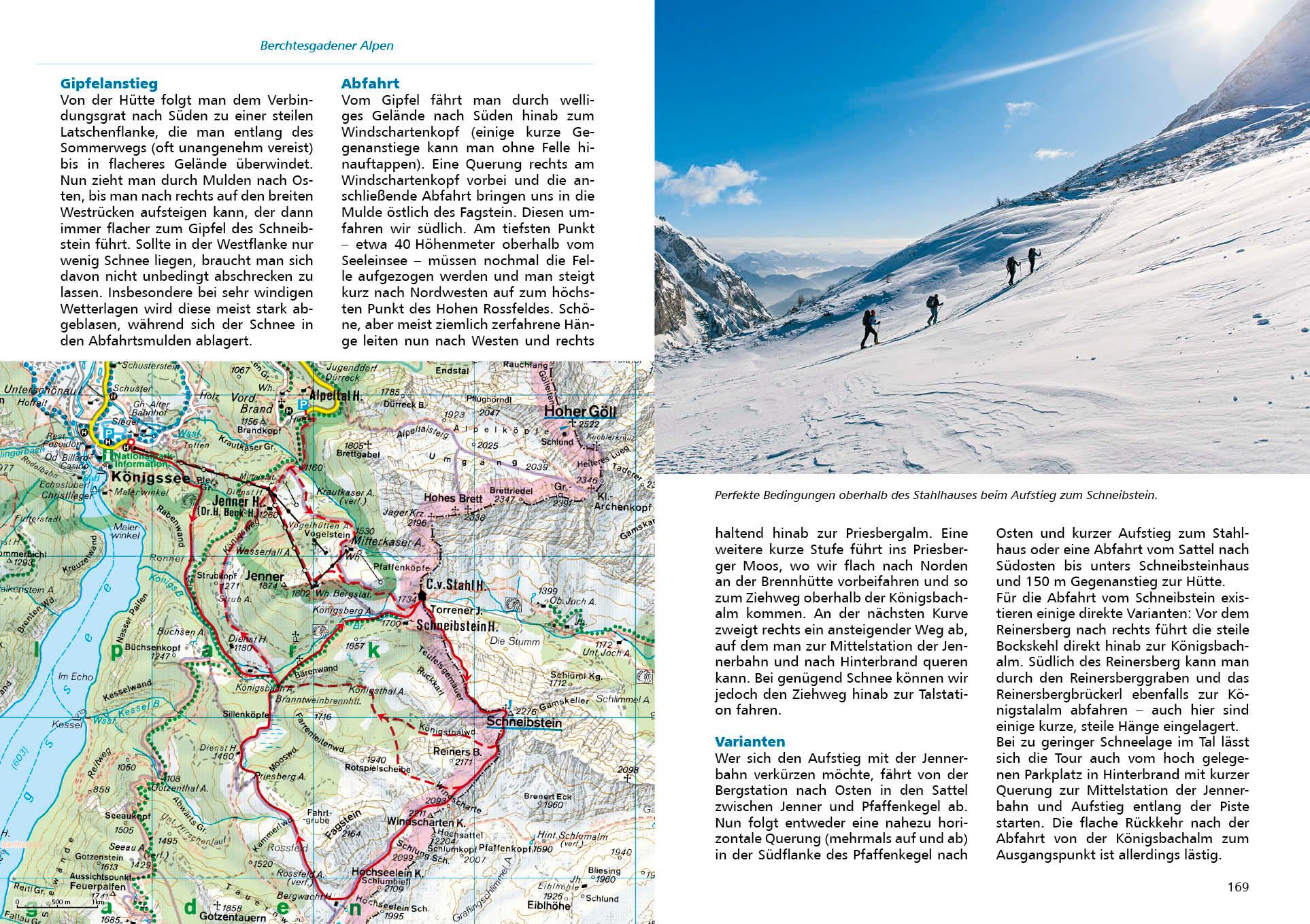 Beispielinhalt (Bild) Münchner Skitourenberge