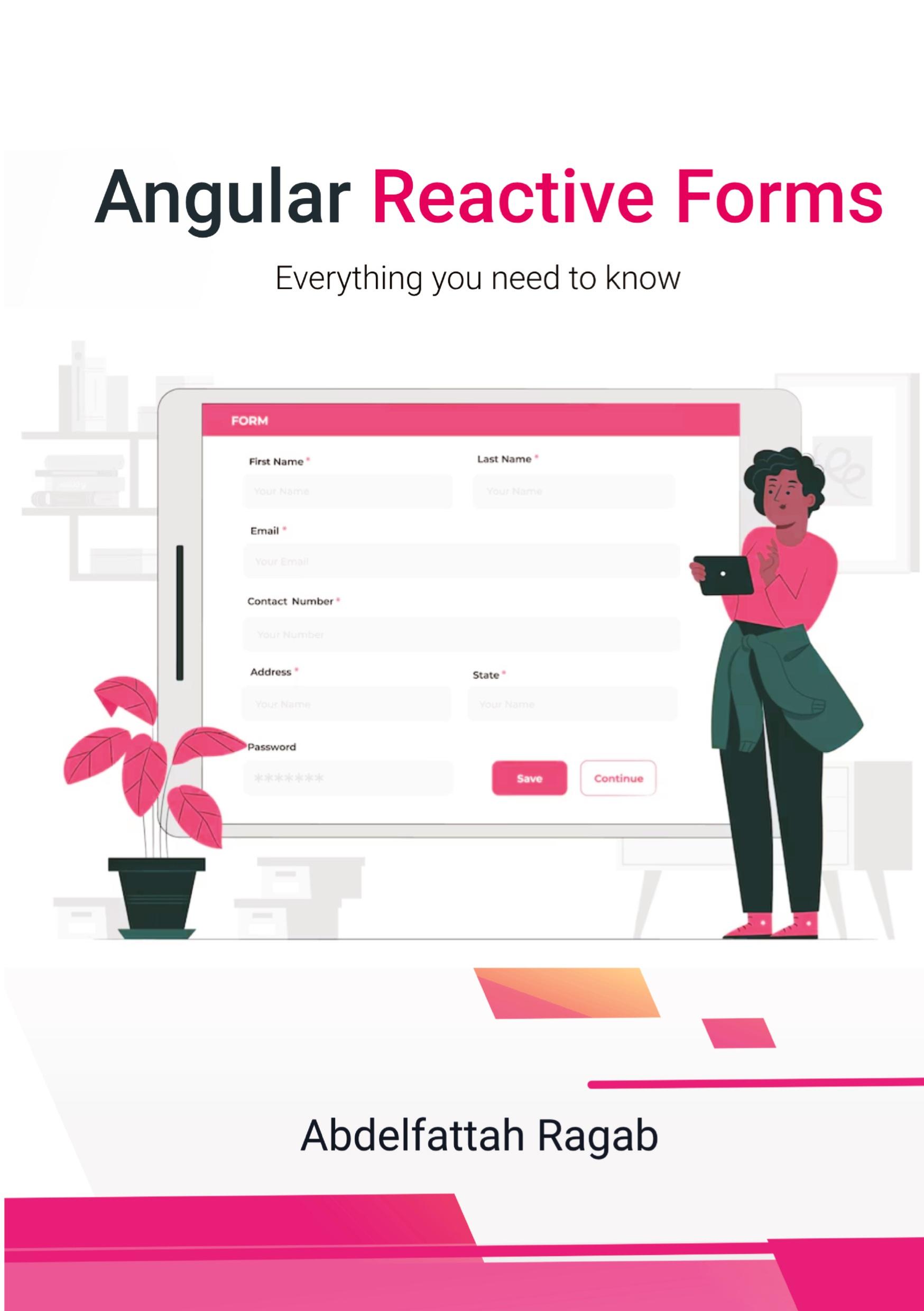 Vorderes Coverbild Angular Reactive Forms
