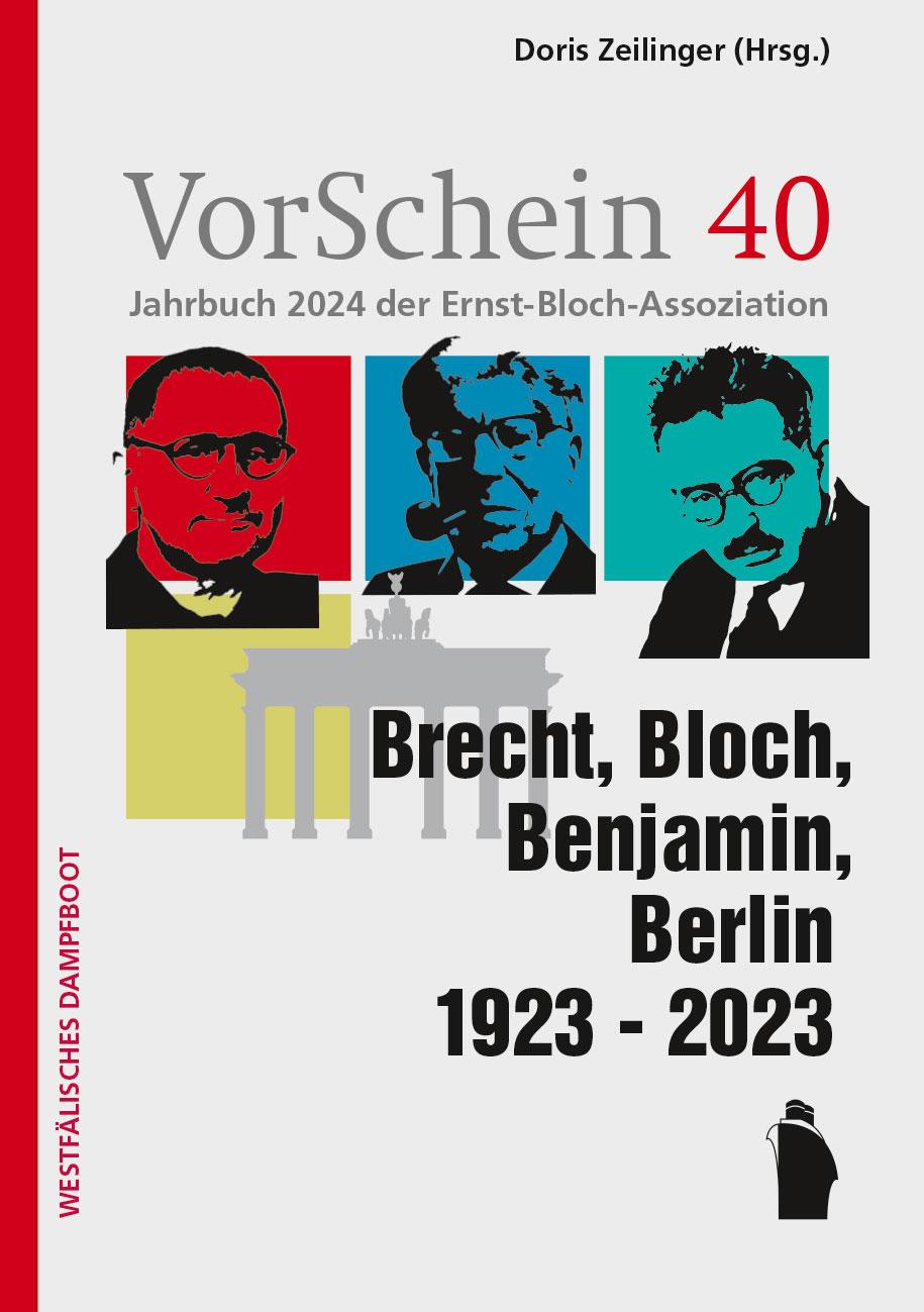 Vorderes Coverbild VorSchein 40 Jahrbuch 2023 der Ernst-Bloch-Assoziation
