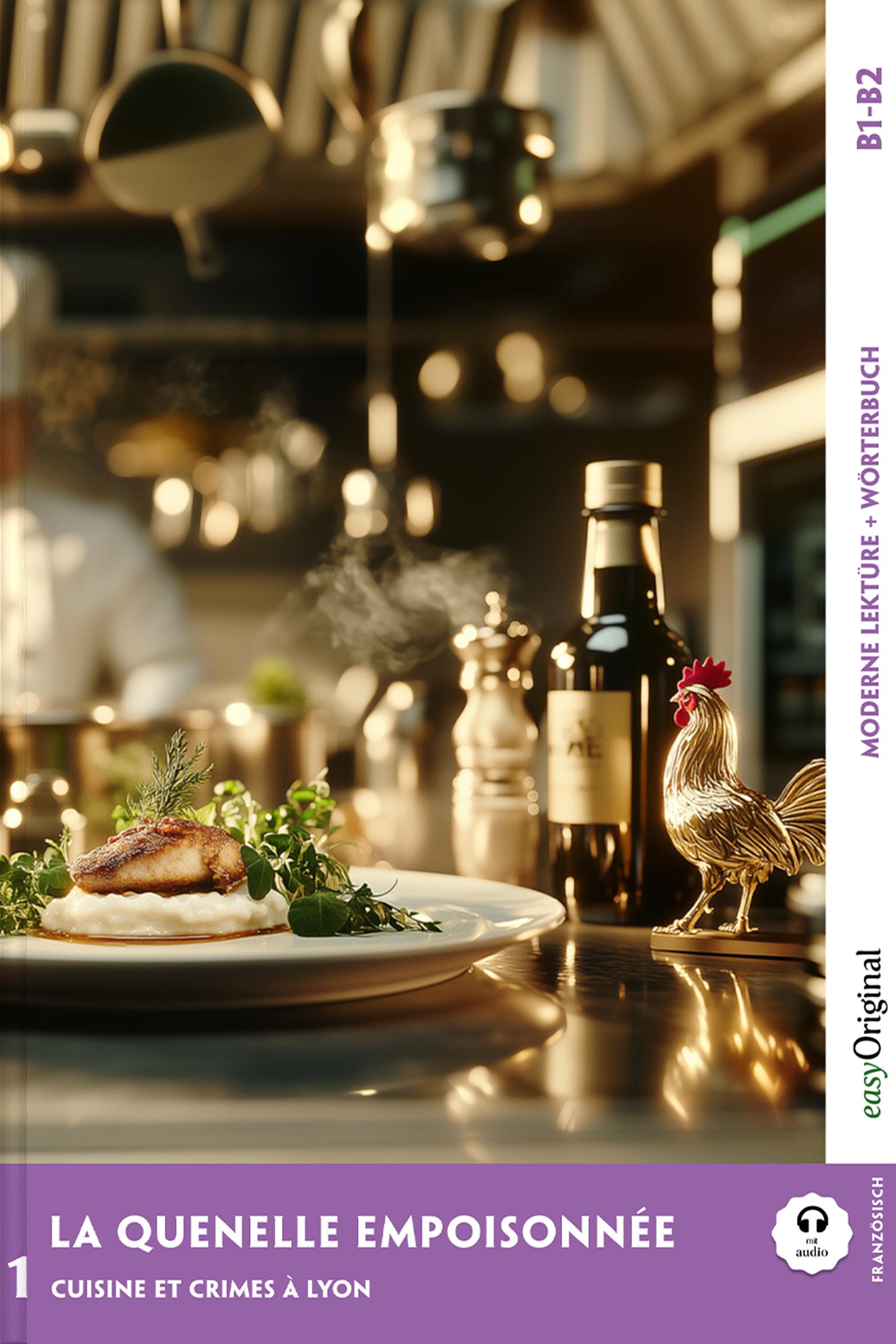 Vorderes Coverbild La Quenelle empoisonnée - Französische Krimi-Lektüre B1-B2 (+ Audio-Online)