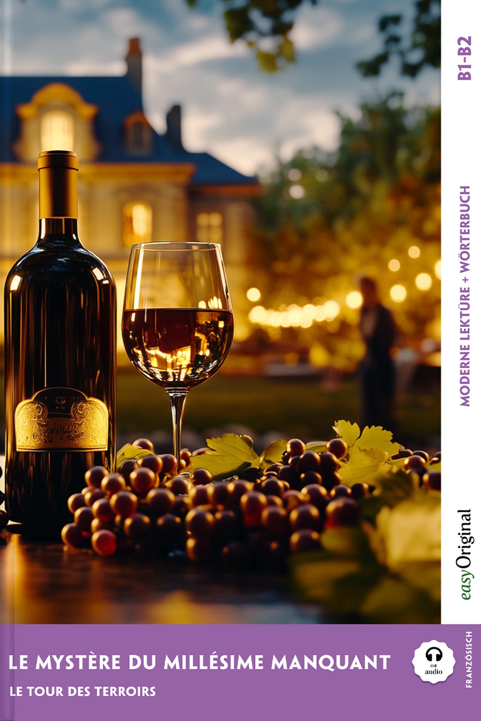 Vorderes Coverbild Le Mystère du millésime manquant - Französische Krimi-Lektüre B1-B2 (+ Audio-Online)