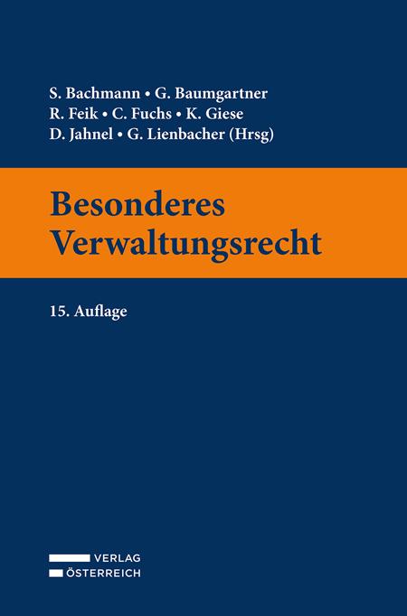 Vorderes Coverbild Besonderes Verwaltungsrecht