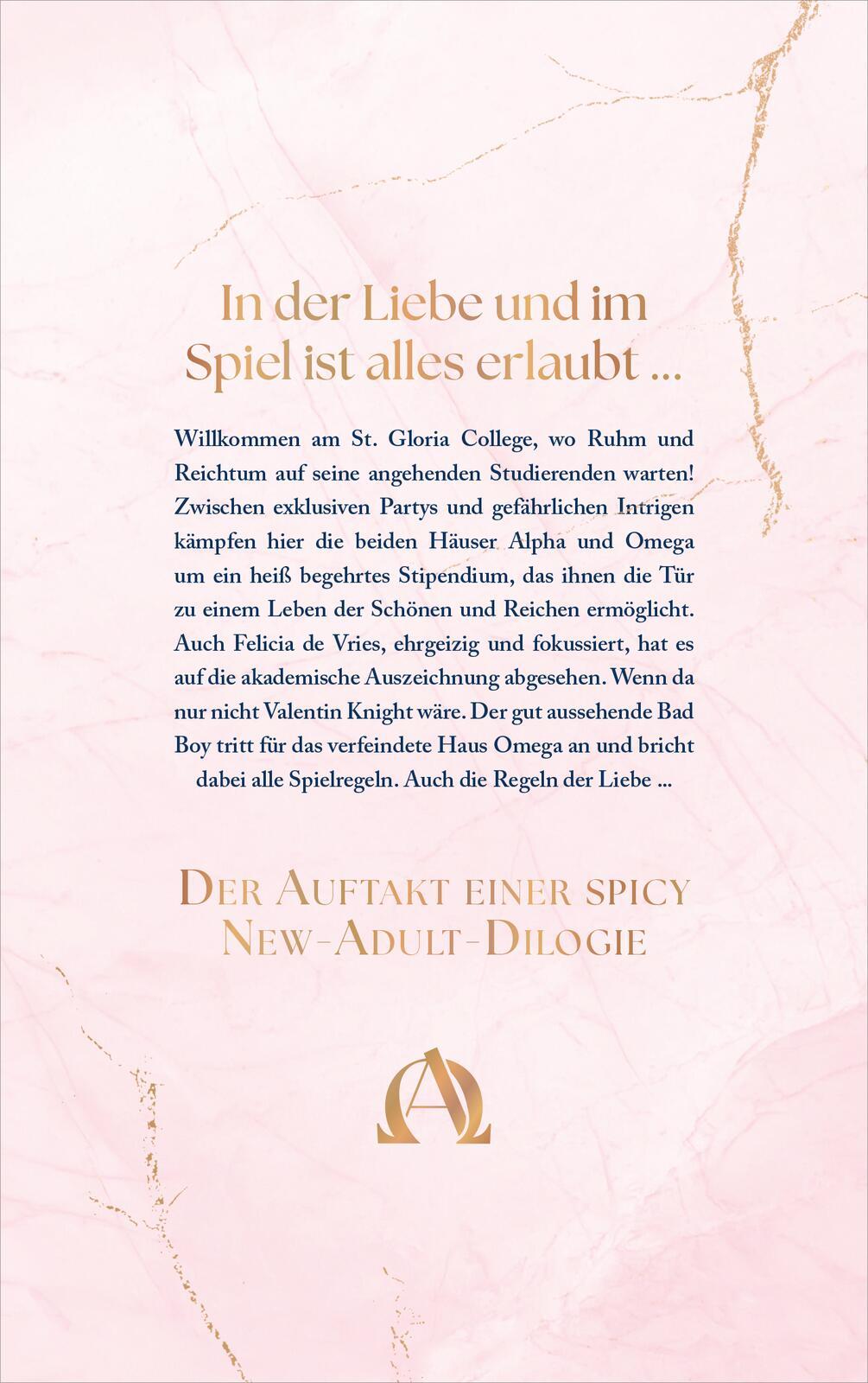 Rückseitencover Game of Hearts - No Rules (St. Gloria College 1)