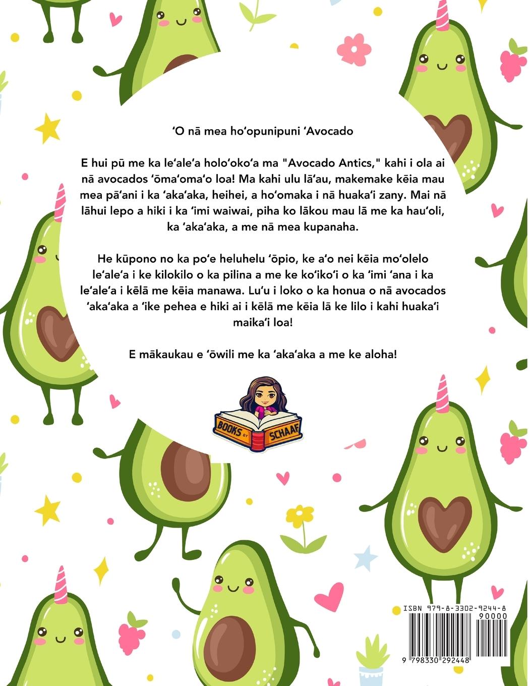 Rückseitencover ¿Avocado ¿O n¿ mea ¿ino (Hawaiian) Avocado Antics