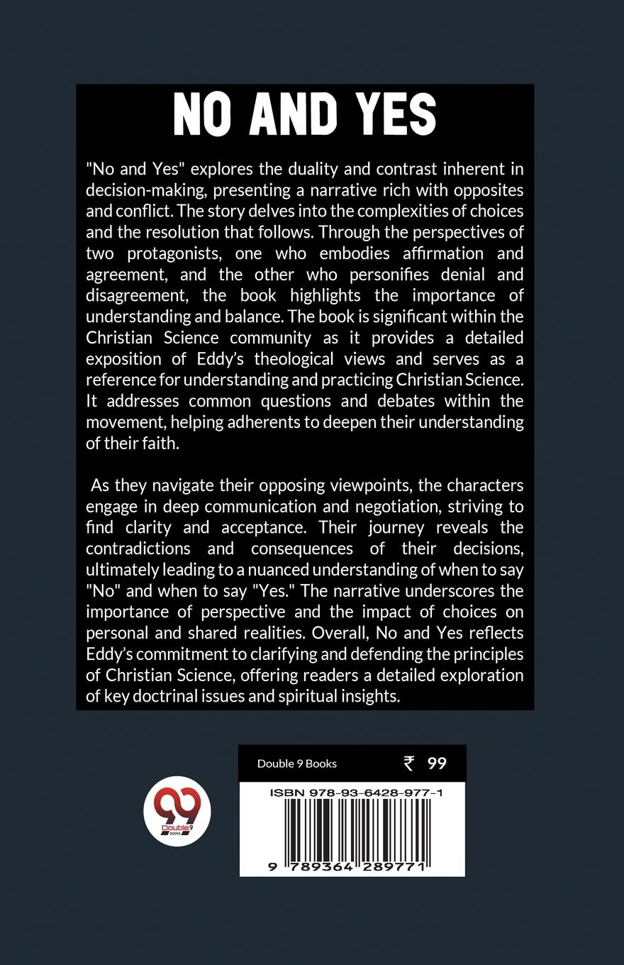 Rückseitencover No and Yes