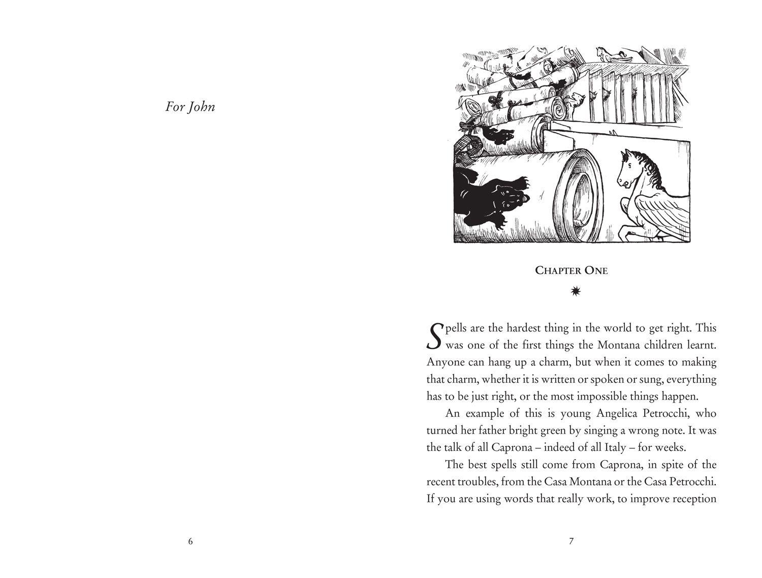 Beispielinhalt (Bild) The Magicians of Caprona