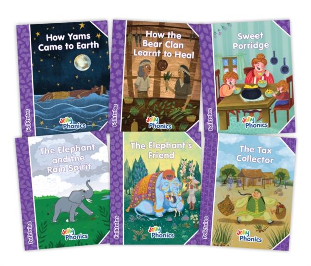 Vorderes Coverbild Jolly Phonics Folktales Purple Readers (Level 5) Complete Set (1-6)