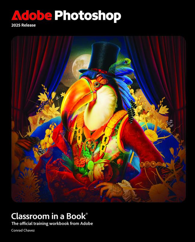 Vorderes Coverbild Adobe Photoshop Classroom in a Book 2025 Release
