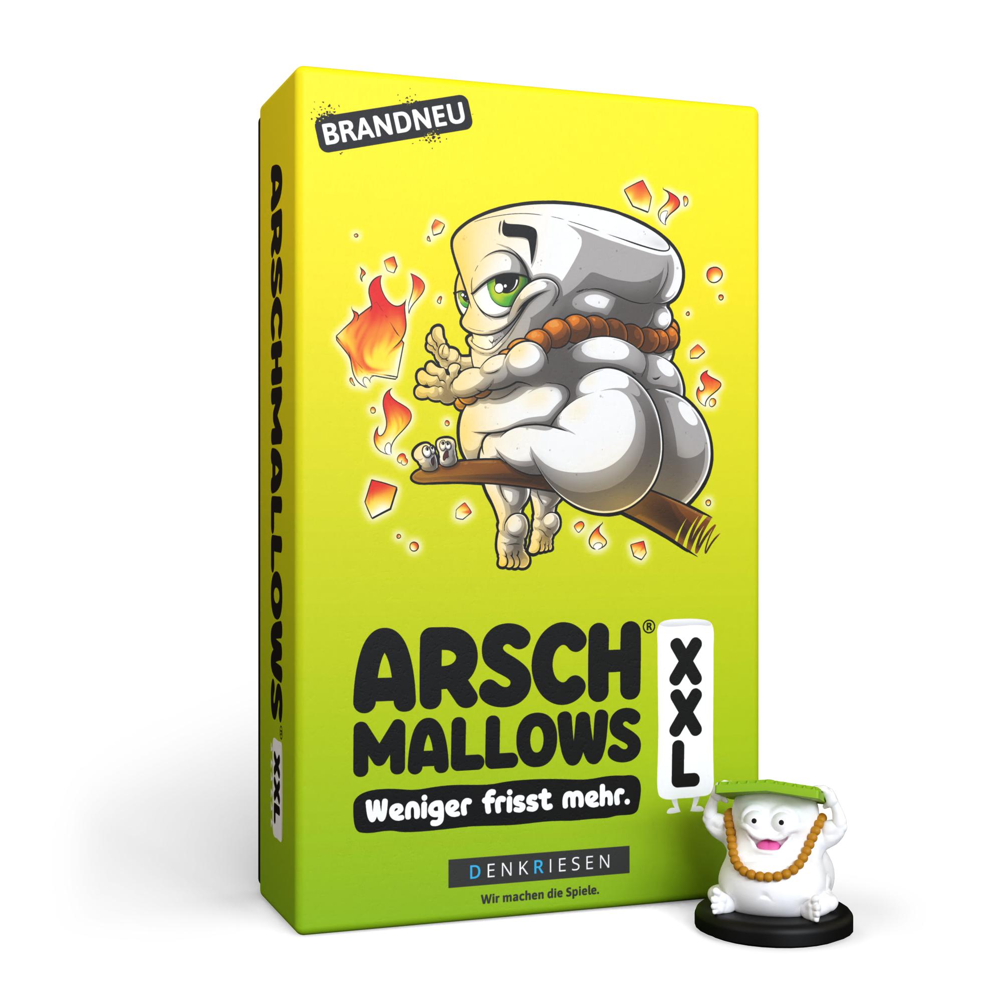 Vorderes Coverbild DENKRIESEN - ARSCHMALLOWS® XXL - "weniger frisst mehr."