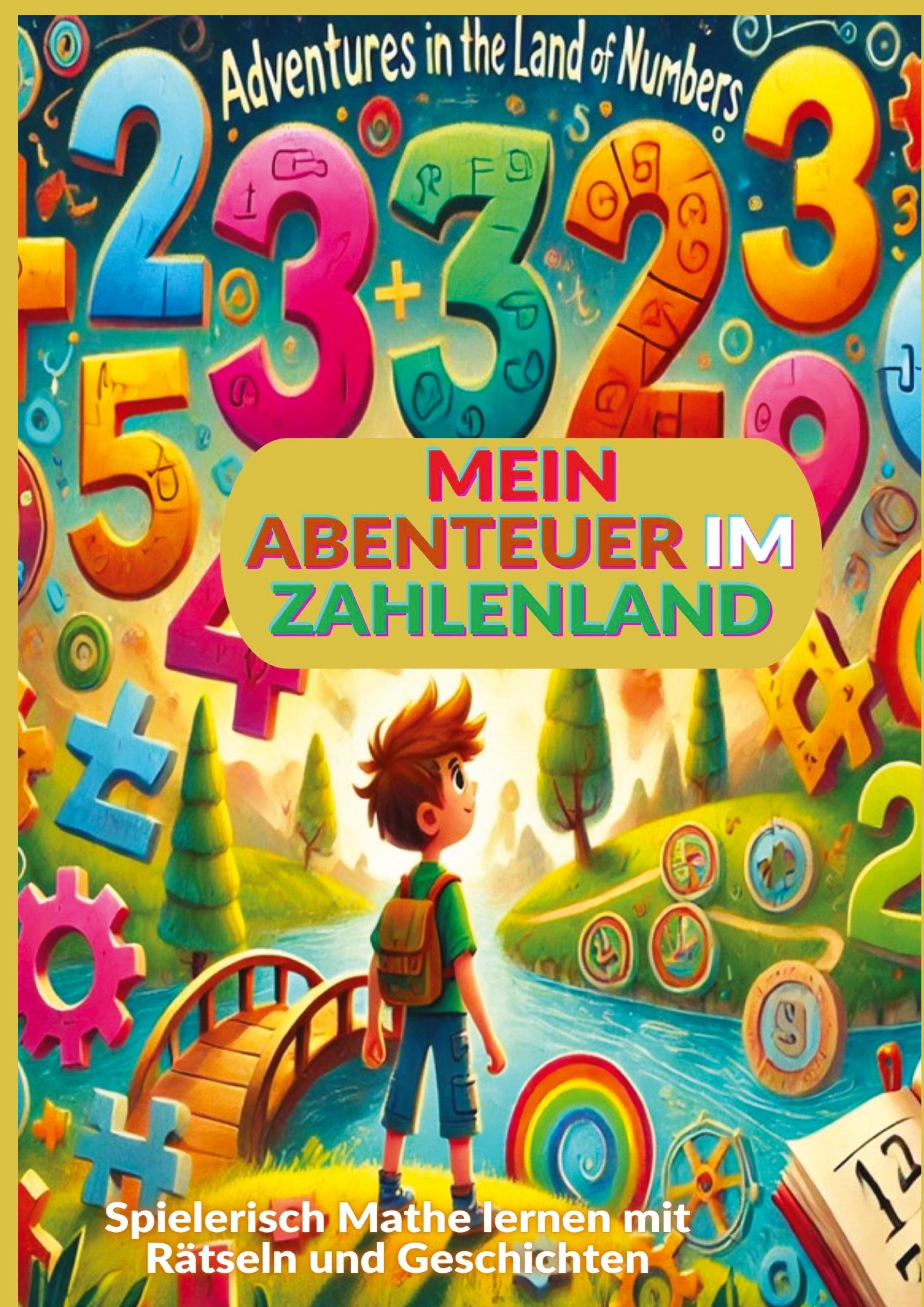 Vorderes Coverbild Mein Abenteuer im Zahlenland: Rätsel und Spiele zum Zahlen lernen von 1 bis 10