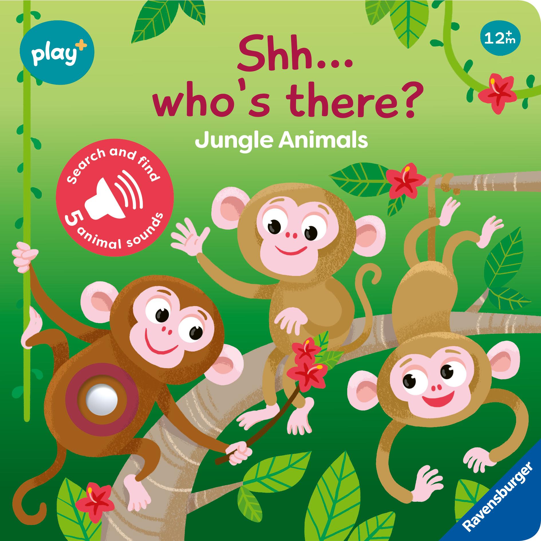 Vorderes Coverbild Play+ Shh ... who's there? Jungle Animals