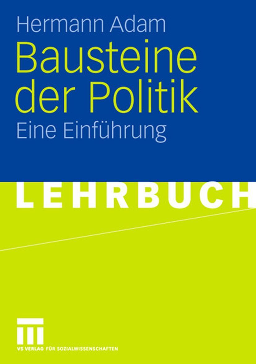 Vorderes Coverbild Bausteine der Politik