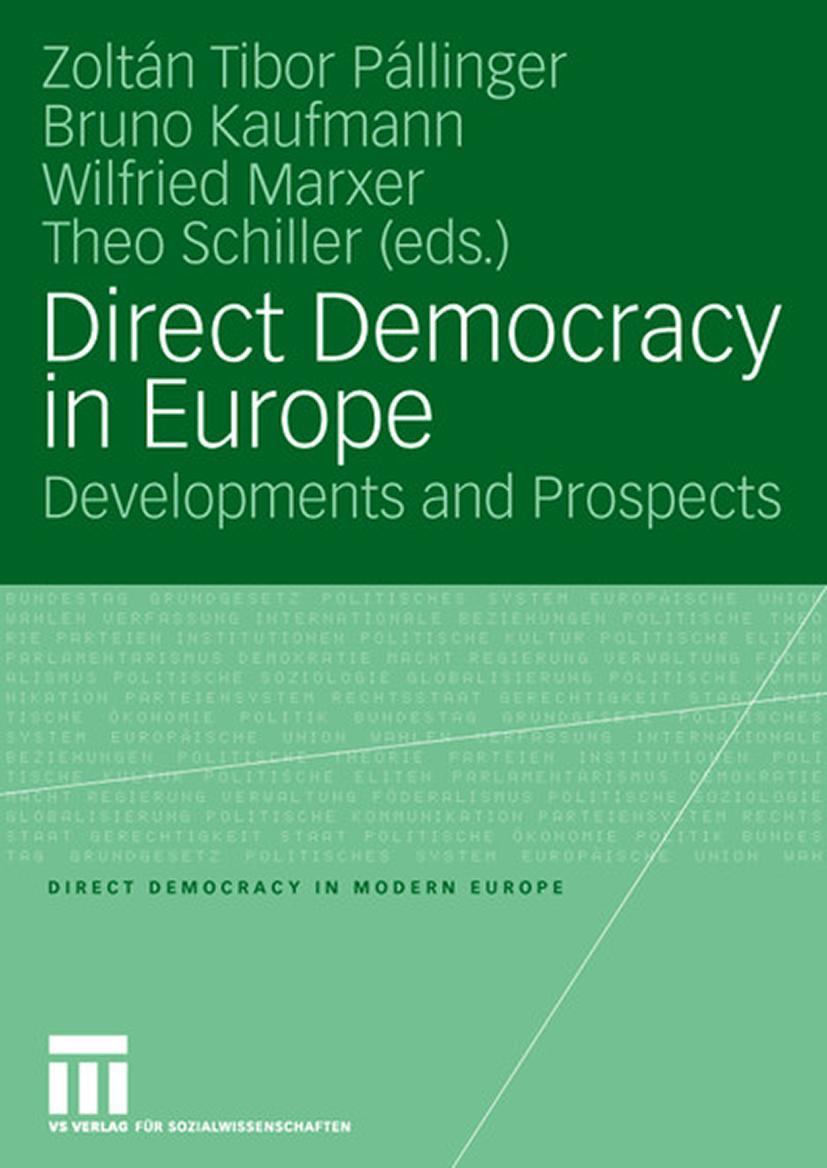 Vorderes Coverbild Direct Democracy in Europe